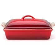 Le Creuset - Heritage Covered Rectangle Dish Cerise Red