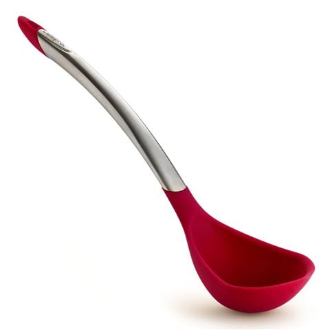 Cuisipro Ladle Silicone Red 31cm - Peter's of Kensington