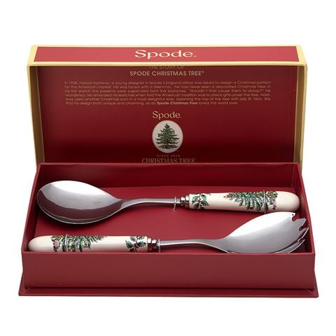 Spode - Christmas Salad Server Set 25cm
