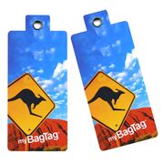 MyBagTag - Kangaroo Sign Luggage Tag Set 2pce