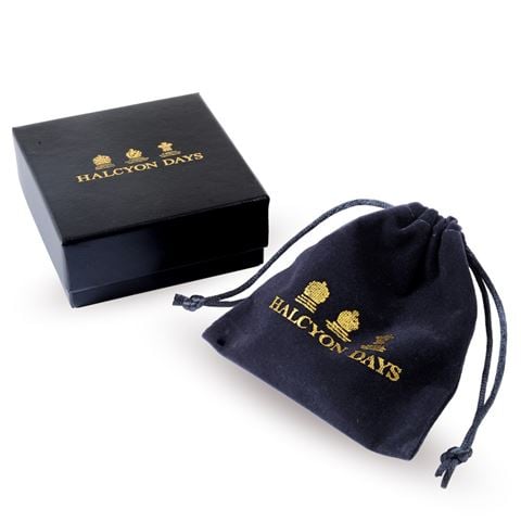 Halcyon Days - Zebra Bangle Grey & Rose Gold