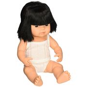 Miniland - Asian Girl Baby Doll 38cm