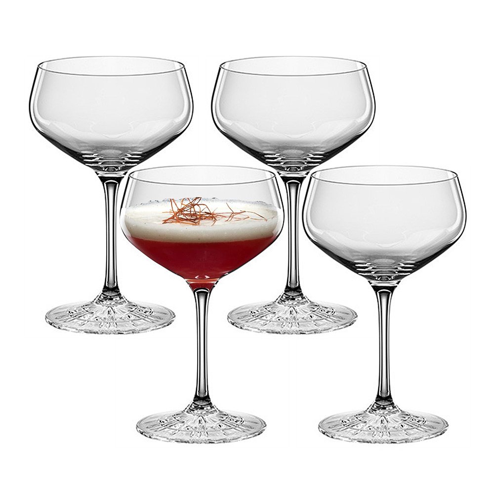 NEW Spiegelau Perfect Serve Coupette Glass Set 4pce