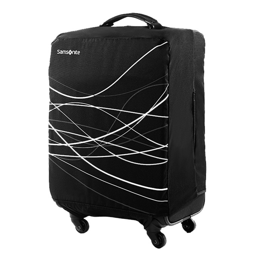Samsonite Foldable Luggage Cover Small Black Peter's of Kensington