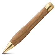 E+M - Bow Light Oak Brass Ballpoint Pen