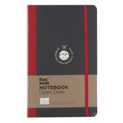 Flexbook - Ruled Open Date Notebook Medium Red
