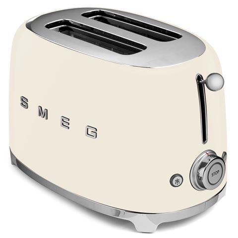 Smeg - 50's Retro 2 Slice Toaster TSF01 Cream