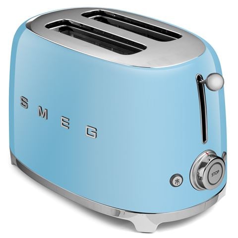 Smeg - 50's Retro 2 Slice Toaster TSF01 Pastel Blue