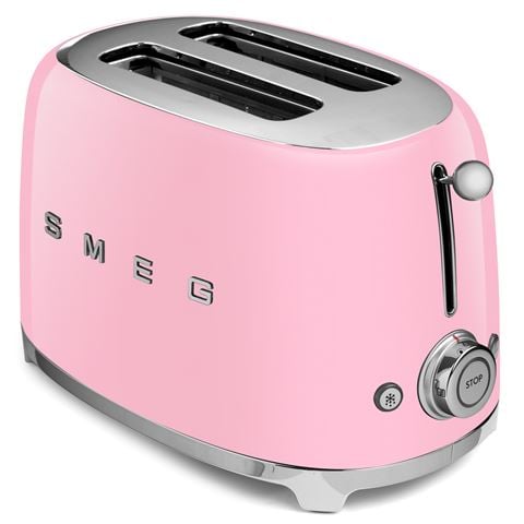 SMEG TSF02 4-Slice Toaster - Pink