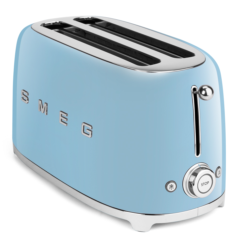 NEW Smeg 50's Retro FourSlice Toaster TSF02 Pastel Blue 8017709190972