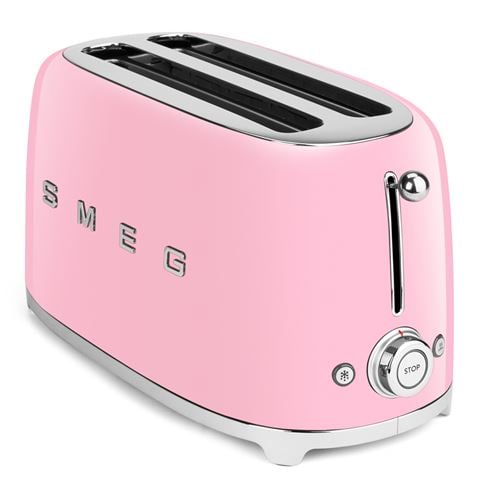 SMEG 4 SLICE TOASTERS PINK