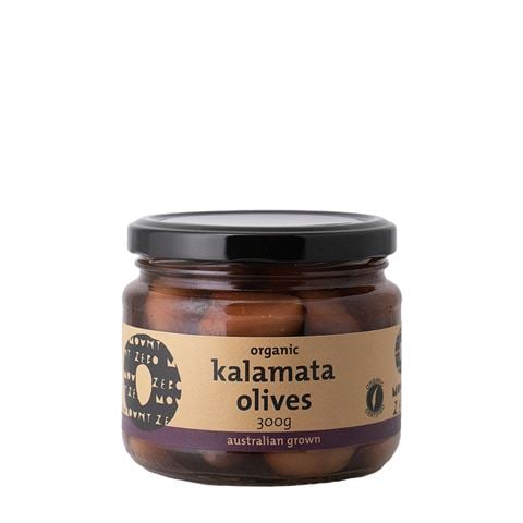 Mount Zero Organic Kalamata Oilves 300g - Peter's of Kensington