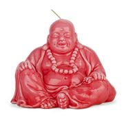 Mario Luca Giusti - Ceramic-Look Little Buddha Candle Red