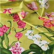 Beauville - Orchidees Tablecloth Green 170x240cm