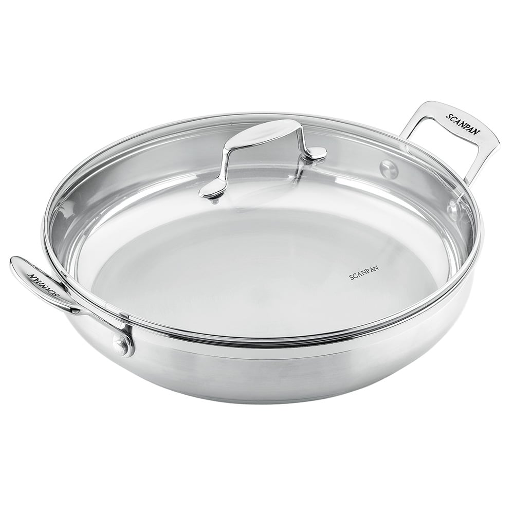 Scanpan Impact Chef's Pan with Lid 32cm Peter's of Kensington