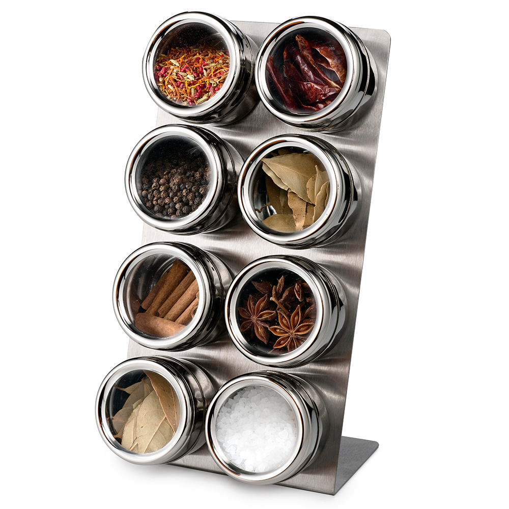 Soho Spices Spice Board with 8 Jars