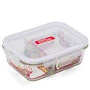 Lock & Lock - Oven Glass Rect. Container w/Divider 950ml