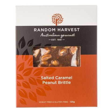 Random Harvest - Peanut Salted Caramel Brittle 125g