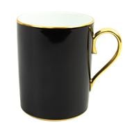 Limoges - Legle Black Mug w/Gold Trim