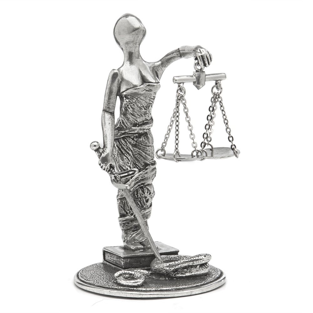 Jac Zagoory Scales of Justice Pen Holder Peter's of Kensington