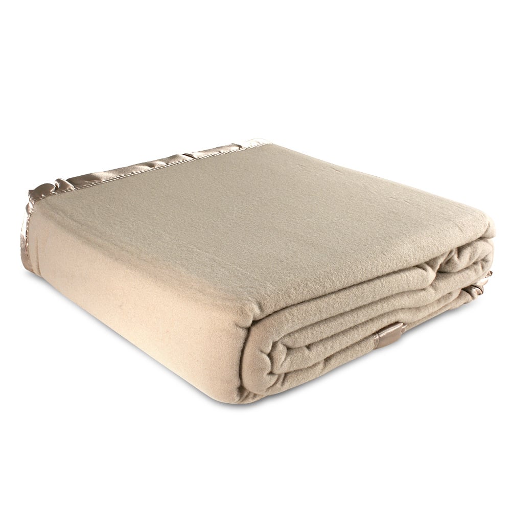 Creswick - Merino Wool King Size Blanket Sahara