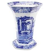 Spode - Blue Italian Hexagonal Vase