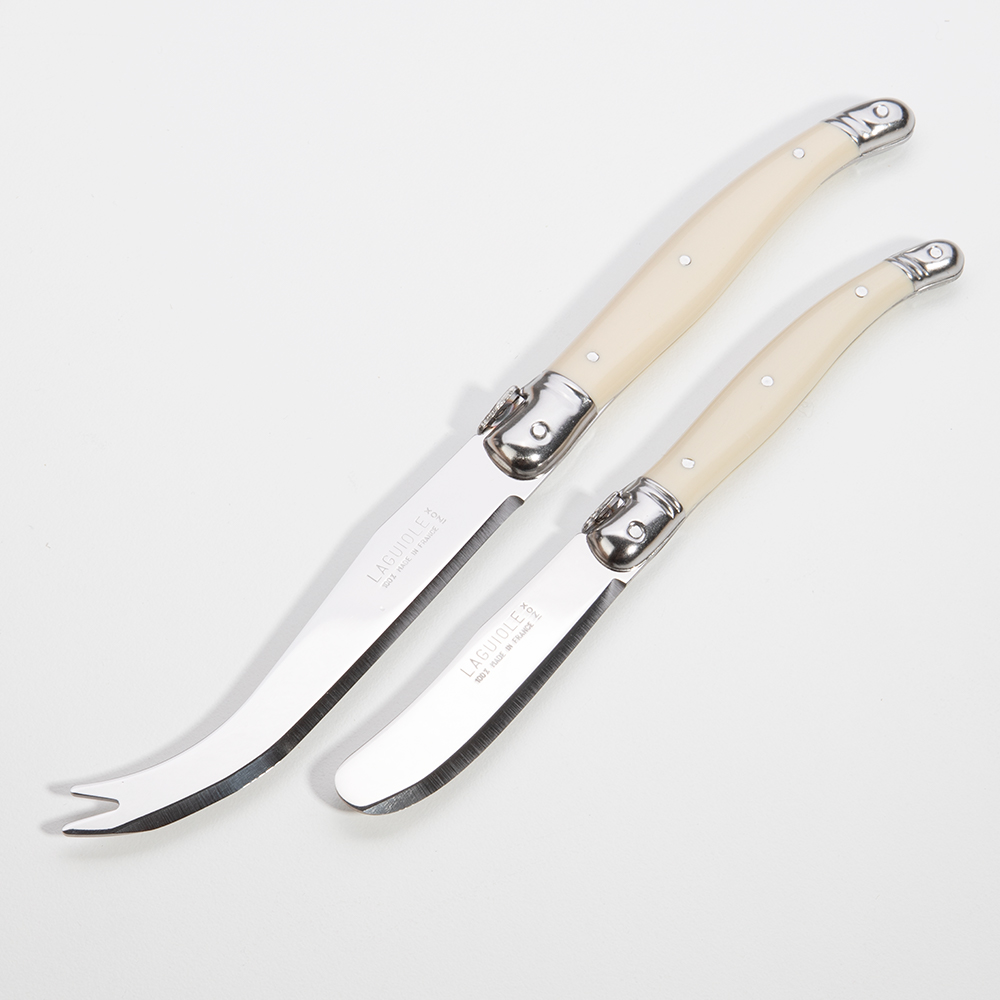 Laguiole Debutante Ivory Cheese Set 2pce Peter's of Kensington