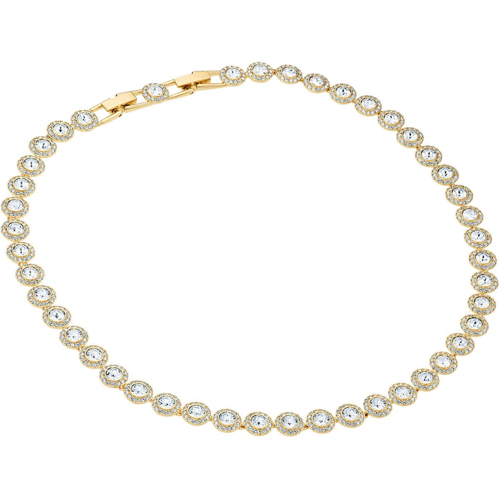 Swarovski - Angelic All Round Necklace Gold-Plated/Crystal | Peter's of