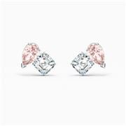 Swarovski - Attract Soul Pierced Earrings Pink Rhodium