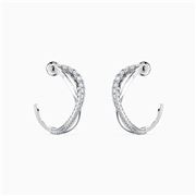 Swarovski - Twist Hoop Mini Pierced Earrings
