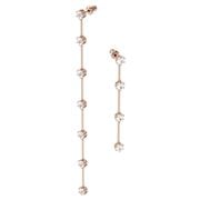 Swarovski - Constella Asymmetric Earrings White/Rose Gold