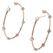 Swarovski - Constella Hoop Earrings White/Rose Gold