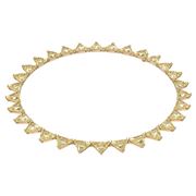 Swarovski - Millenia Necklace w/Yellow Crystals Gold Plated