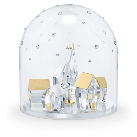 Swarovski Crystal Holiday Magic Winter Village Bell Jar - Peter's of Kensington