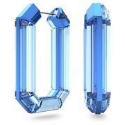 Swarovski - Lucent Blue Crystal Hoop Earrings
