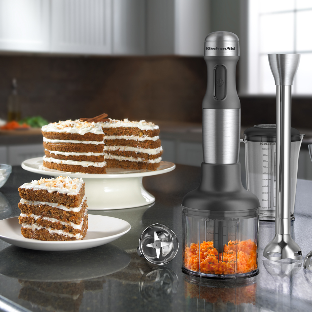 KitchenAid Deluxe Hand Blender KHB2569 Almond Cream Peter's of