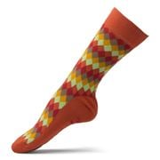 Otto & Spike - Argylish Socks Small Orange