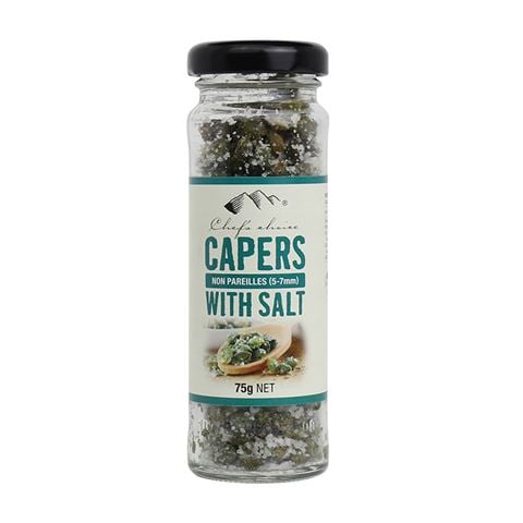 Chef's Choice Capers w/Salt 75g - Peter's of Kensington