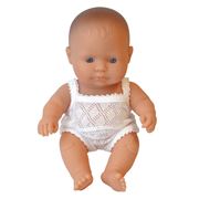 Miniland - Caucasian Girl Baby Doll 21cm