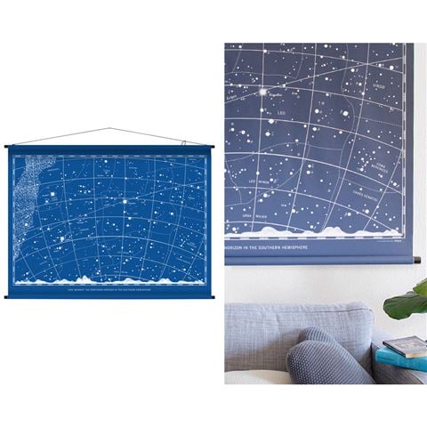 Telegram Night Sky Chart Canvas - Peter's of Kensington