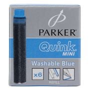 Parker - Quink Mini Fountain Pen Cartridges Blue