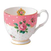 Royal Albert - Cheeky Pink Vintage Footed Mug
