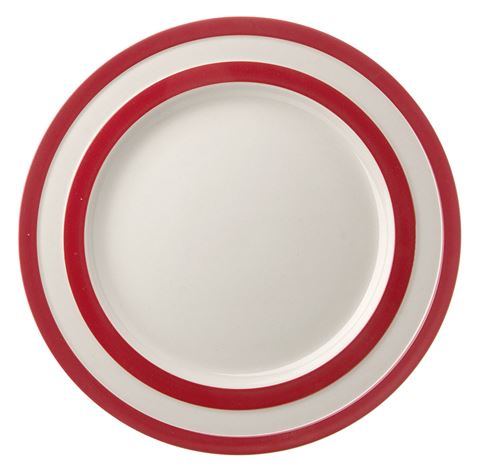 Cornishware - Dinner Plate Red 28cm | Peter's of Kensington