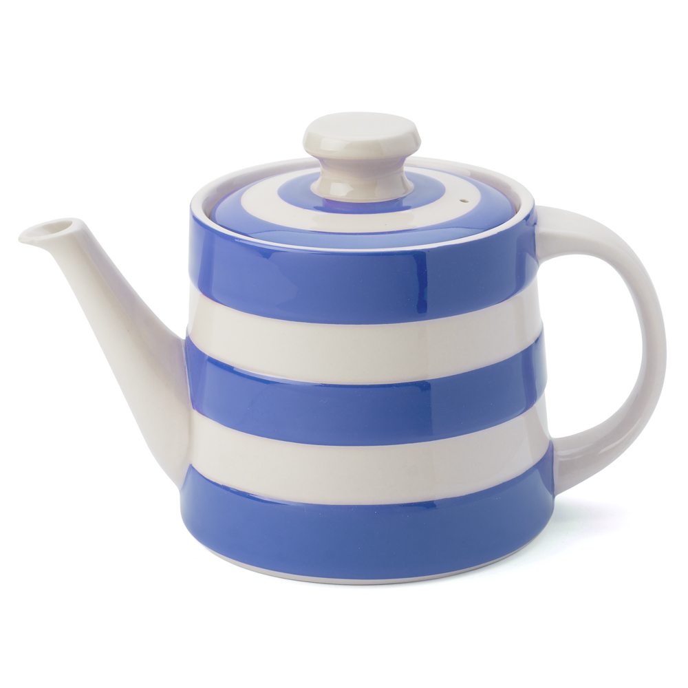 Cornishware - Blue Teapot 670ml | Peter's of Kensington