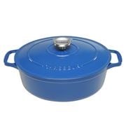 Chasseur - Oval French Oven Sky Blue 27cm/4L