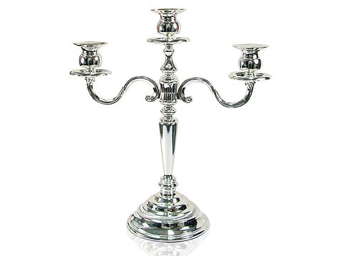 Whitehill - Silver Plated Three-Light Candelabra