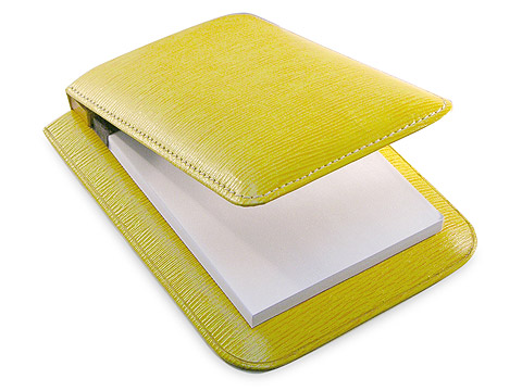 Lappas - Notepad With Cover Yellow