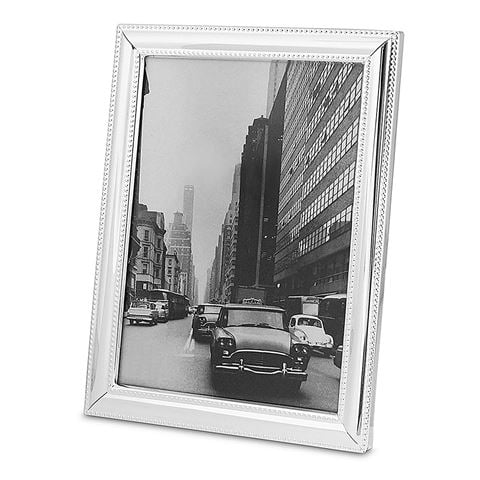 Whitehill - Studio Photo Frame Silver Plated Beaded 13x18cm