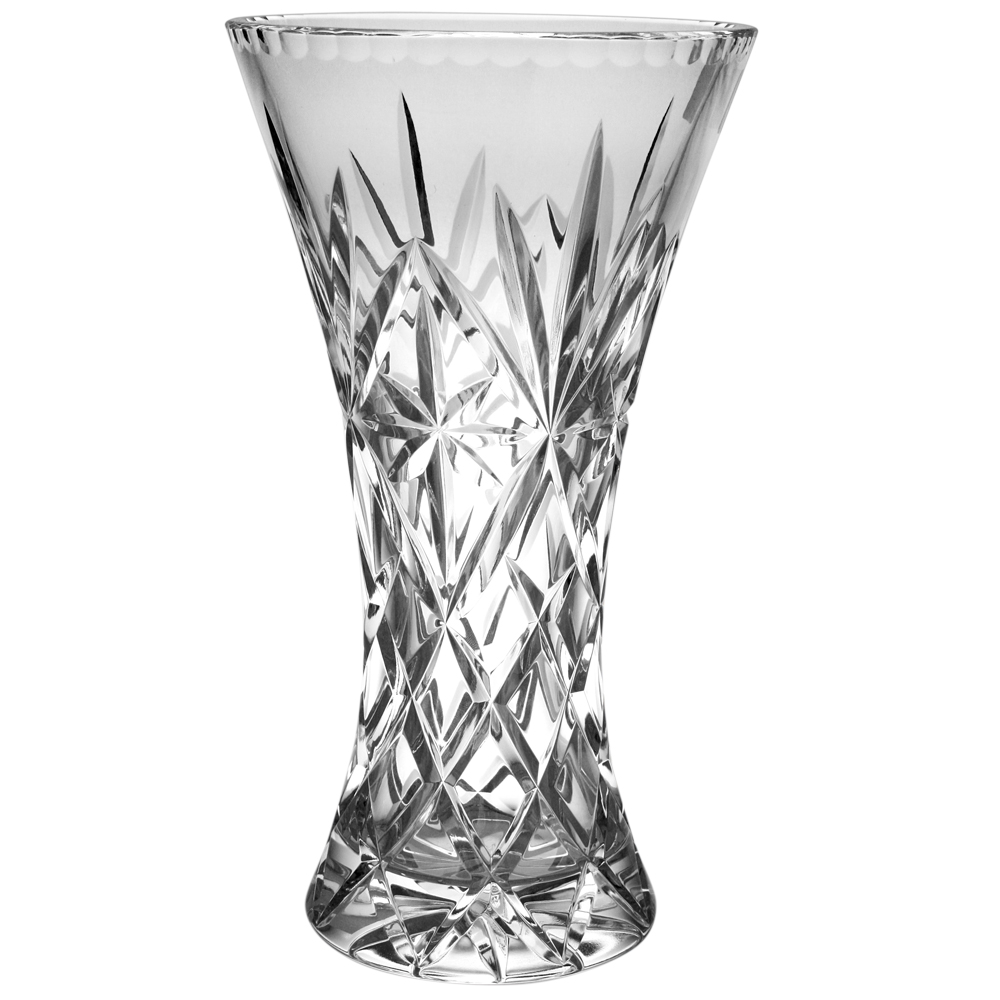 Royal Doulton Crystal Newbury Large Hollow Sided Vase