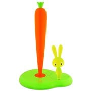 Alessi - Bunny & Carrot Kitchen Roll Holder Green